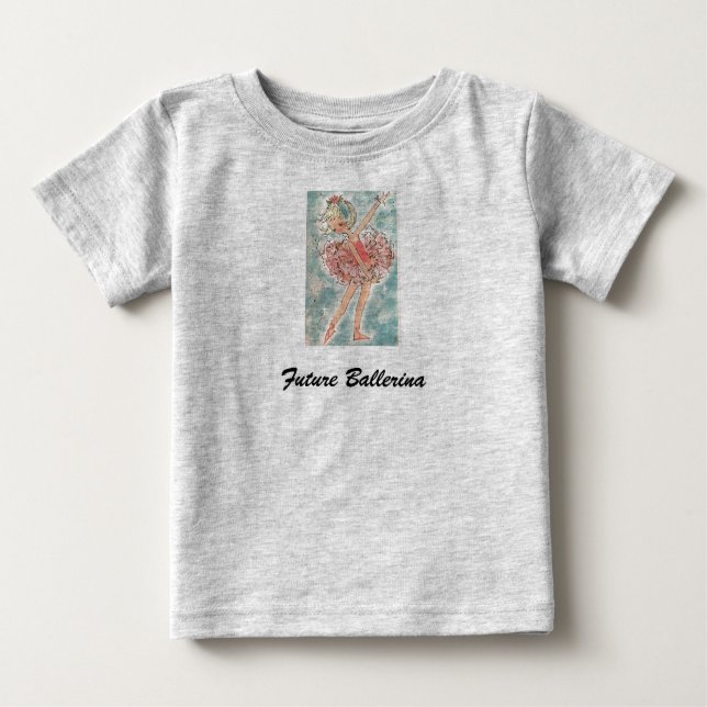 Future Ballerina Baby T-shirt (Vorderseite)