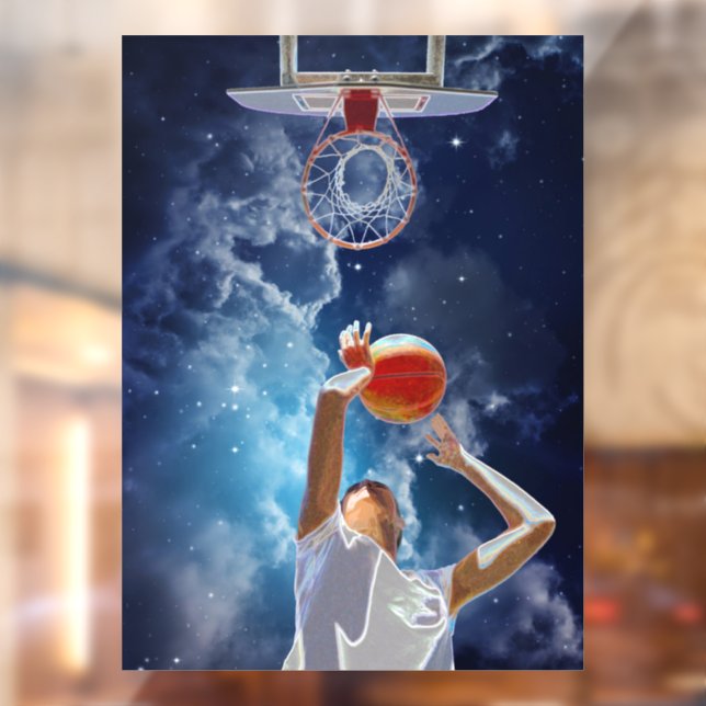 Future Basketball All Star Fensteraufkleber (Blatt 2)