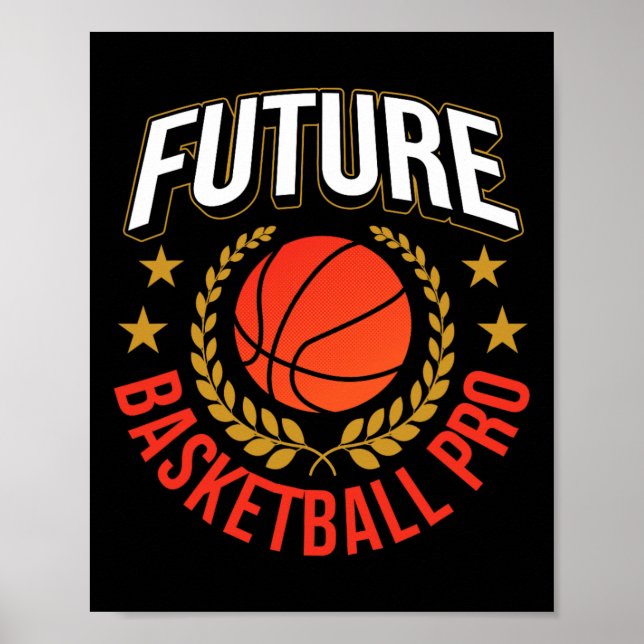 Future Basketball Pro Coach Match Team Player Poster (Vorne)