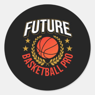 Future Basketball Pro Coach Match Team Player Runder Aufkleber