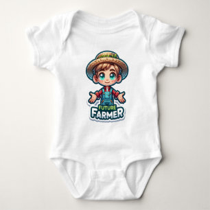 Future Bauer Kids T - Shirt - Niedlicher Cartoon D