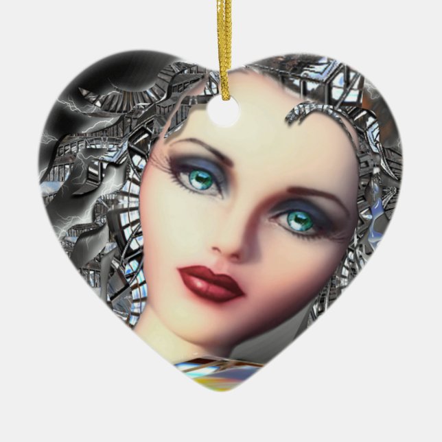 Future Beauty Keramikornament (Vorne)