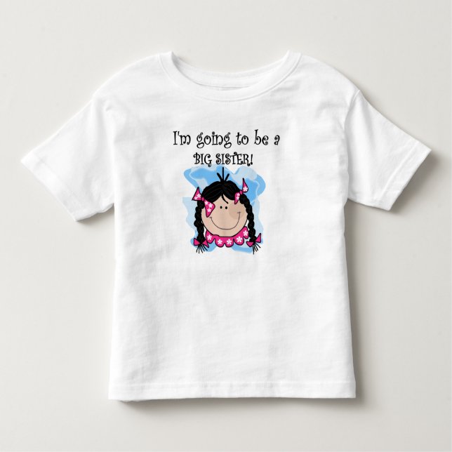 Future Big Sister Kleinkind T-shirt (Vorderseite)