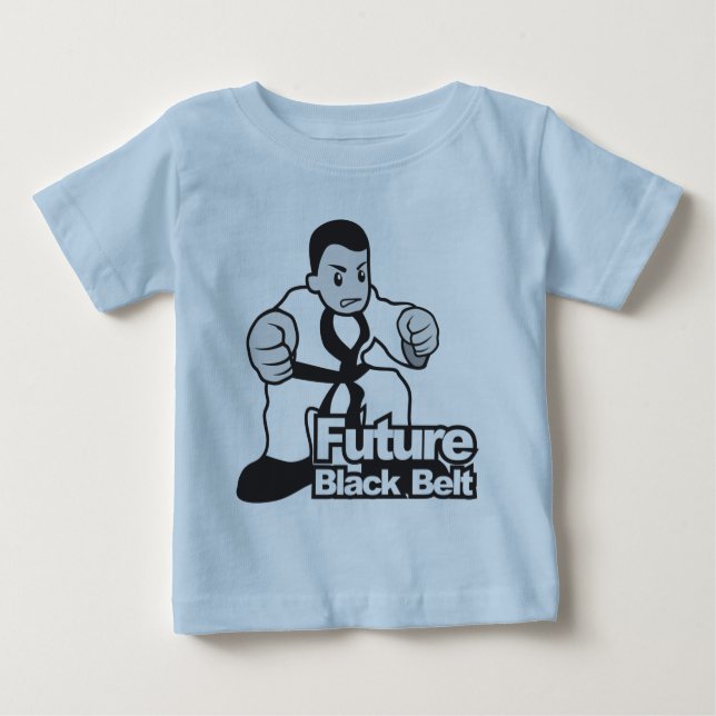 Future Black Belt Baby T-shirt (Vorderseite)