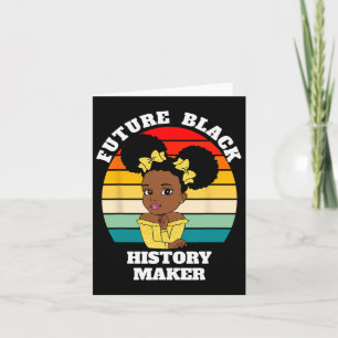 Future Black History Maker Juneteenth Hbcu Afro Gi Karte