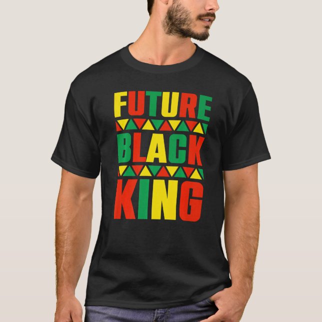 Future Black King T-Shirt (Vorderseite)