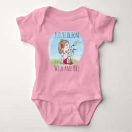 Future Bloom Baby Bodysuit Strampler