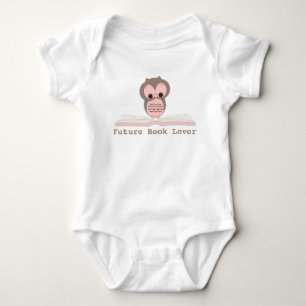 Future Book Lover Baby Girl Niedlich Owl Shirt