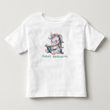 Future Bookworm Unicorn Reading Baby