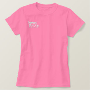 Future Bride Besticktes T-Shirt
