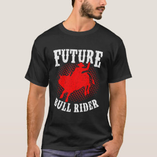 Future Bull Rider Bull Riding Mechanischer Rodeo T-Shirt