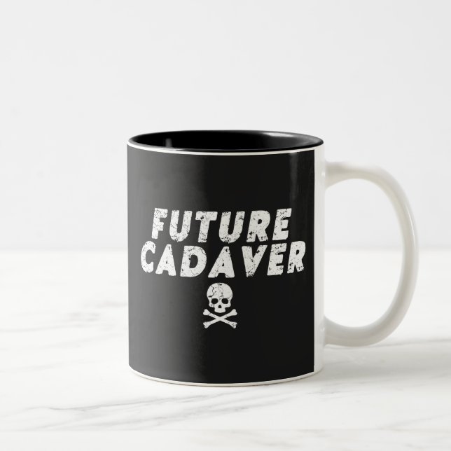 Future Cadaver Zweifarbige Tasse (Rechts)