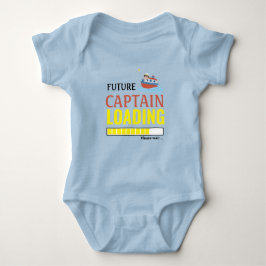 Future Captain Loading Funny Niedlich Personalisie Baby Strampler