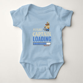 Future Captain Loading Niedlich Funny Personalisie Baby Strampler