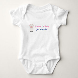 Future cat Ladys unterstützt Kamala Harris Baby Strampler