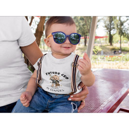 Future CEO Baby T - Shirt Funny Business Baby Outf