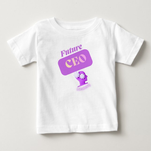 Future CEO LOADING Baby T-shirt (Vorderseite)