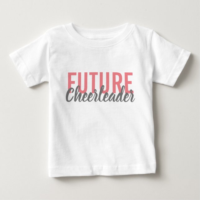 Future Cheerleader Baby Bodysuit Baby T-shirt (Vorderseite)