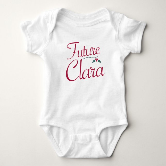 Future Clara Nutcracker Baby Strampler (Vorderseite)