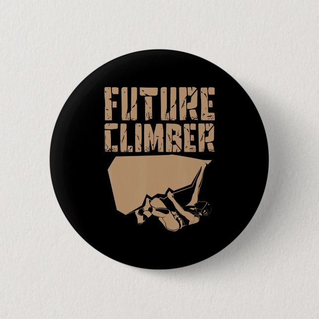 Future Climber Rock Klettergarten Button (Vorderseite)