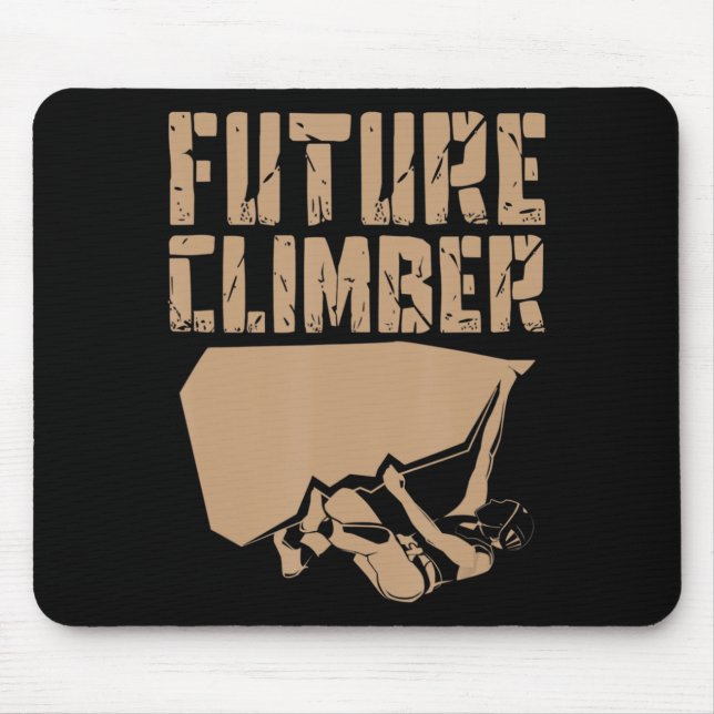 Future Climber Rock Klettergarten Mousepad (Vorne)