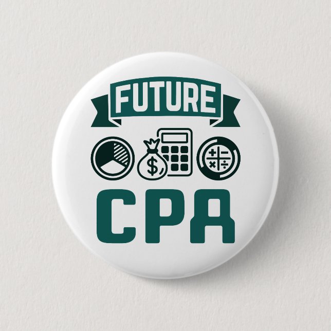 Future CPA Accounting Abschluss Button (Vorderseite)