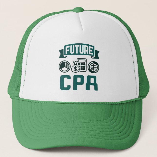 Future CPA Accounting Abschluss Truckerkappe (Vorderseite)