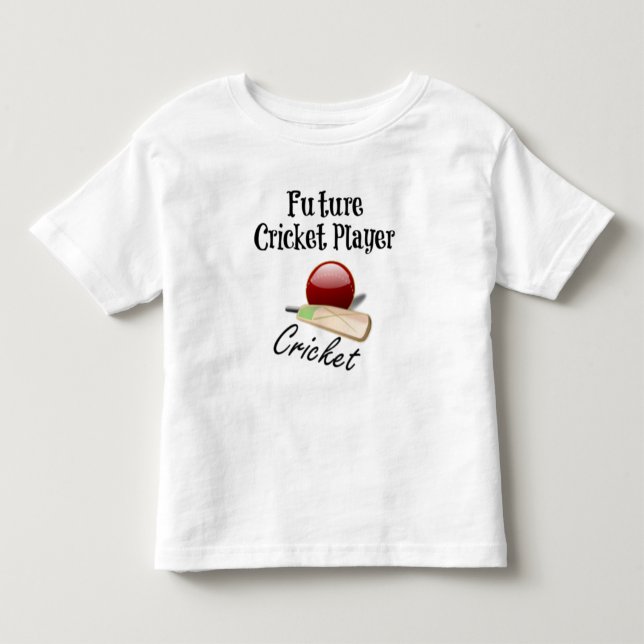 Future Cricket Player Kleinkind T-shirt (Vorderseite)