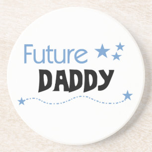 Future Daddy Gifts Sandstein Untersetzer