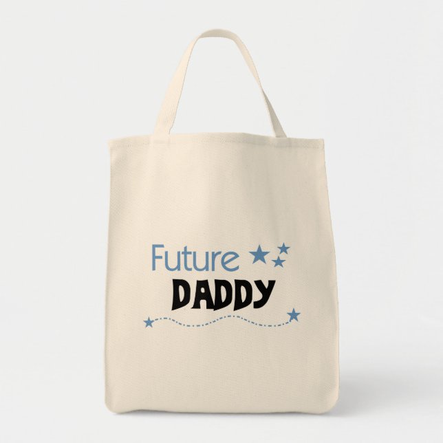 Future Daddy Tshirts und Geschenke Tragetasche (Vorne)