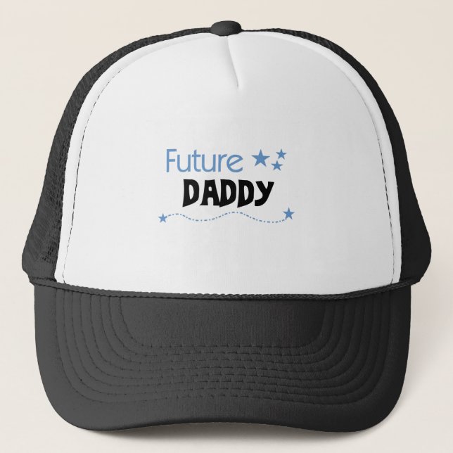 Future Daddy Tshirts und Geschenke Truckerkappe (Vorderseite)