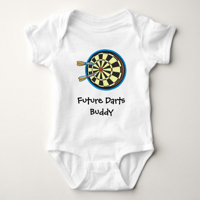 Future Darts Buddy Baby Bodysuit Baby Strampler (Vorderseite)