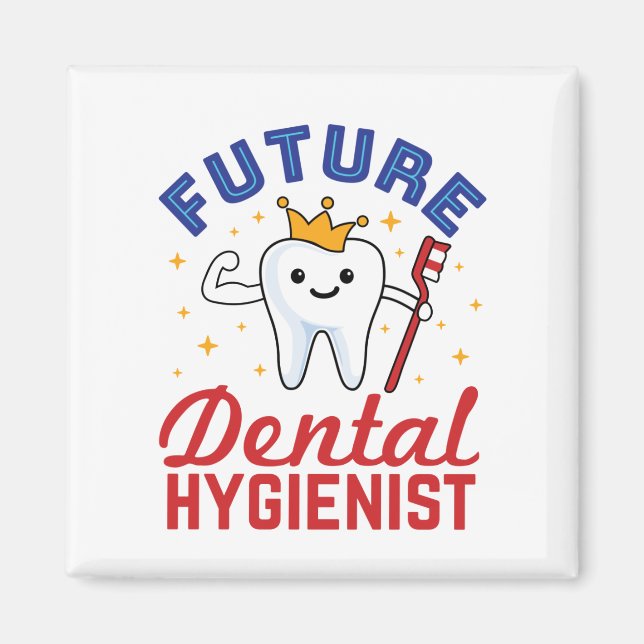 Future Dental Hygienist RDH Magnet (Vorne)