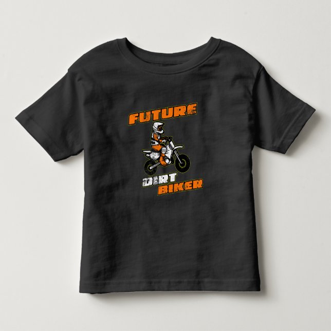 Future Dirt Biker Funny Motocross Gift for Kids Kleinkind T-shirt (Vorderseite)