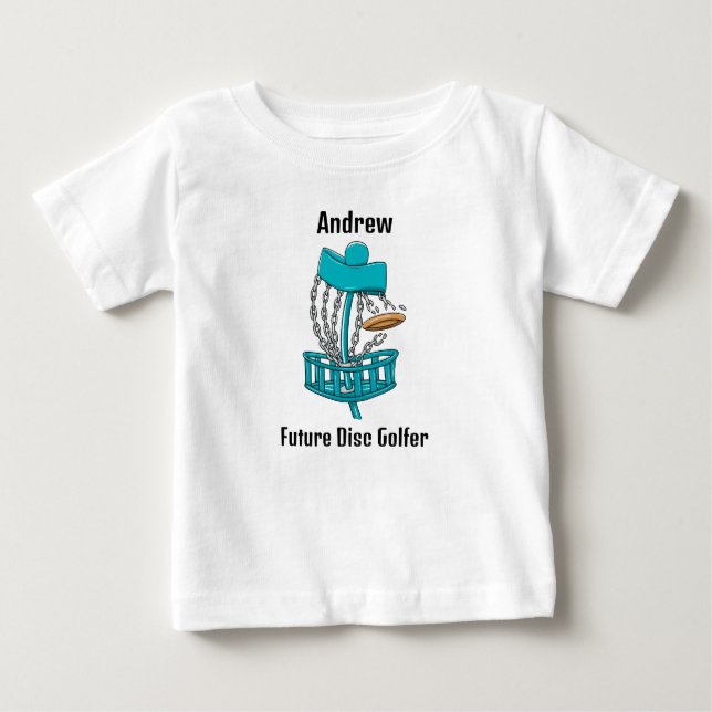 Future Disk Golfer Baby T-shirt (Vorderseite)