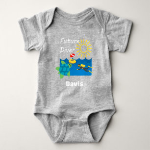 Future Diver Design - Baby Jersey Bodysuit Baby Strampler