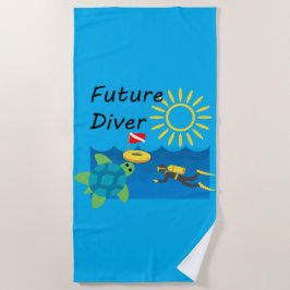 Future Diver Design - Strandtuch