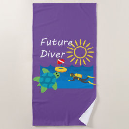 Future Diver Design - Strandtuch
