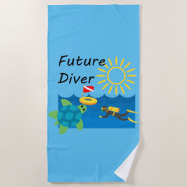 Future Diver Design - Strandtuch
