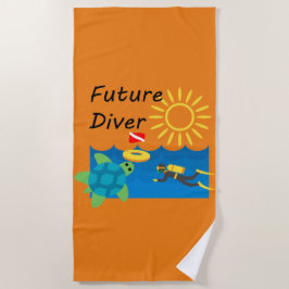 Future Diver Design - Strandtuch