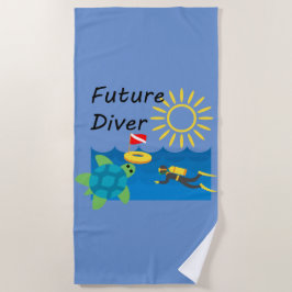 Future Diver Design - Strandtuch