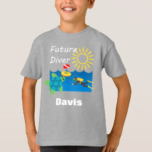Future Diver Design - T-shirt de base pour enfants