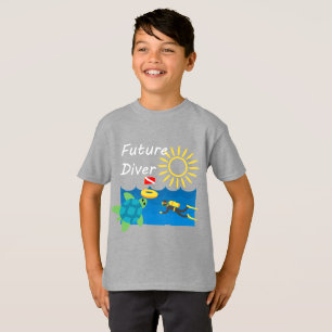 Future Diver Design - T-shirt de base pour enfants