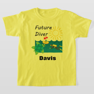 Future Diver Design - T-shirt de base pour enfants