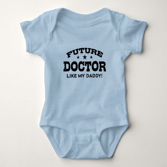 Future Doctor Baby Bodysuit Baby Strampler (Vorderseite)