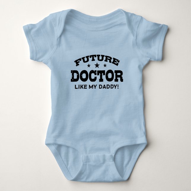 Future Doctor Baby Bodysuit Strampler (Vorderseite)
