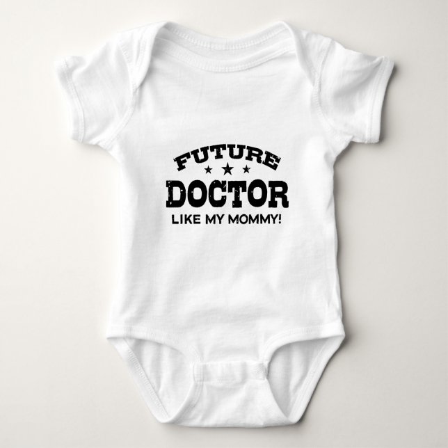 Future Doctor Baby Strampler (Vorderseite)