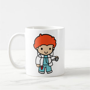 Future Doctor, cheveux orange Café Mug