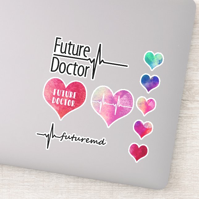 Future Doctor - Heart - Collection Sticker (Détail)