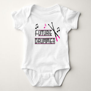 Future Drummer Baby Strampler
